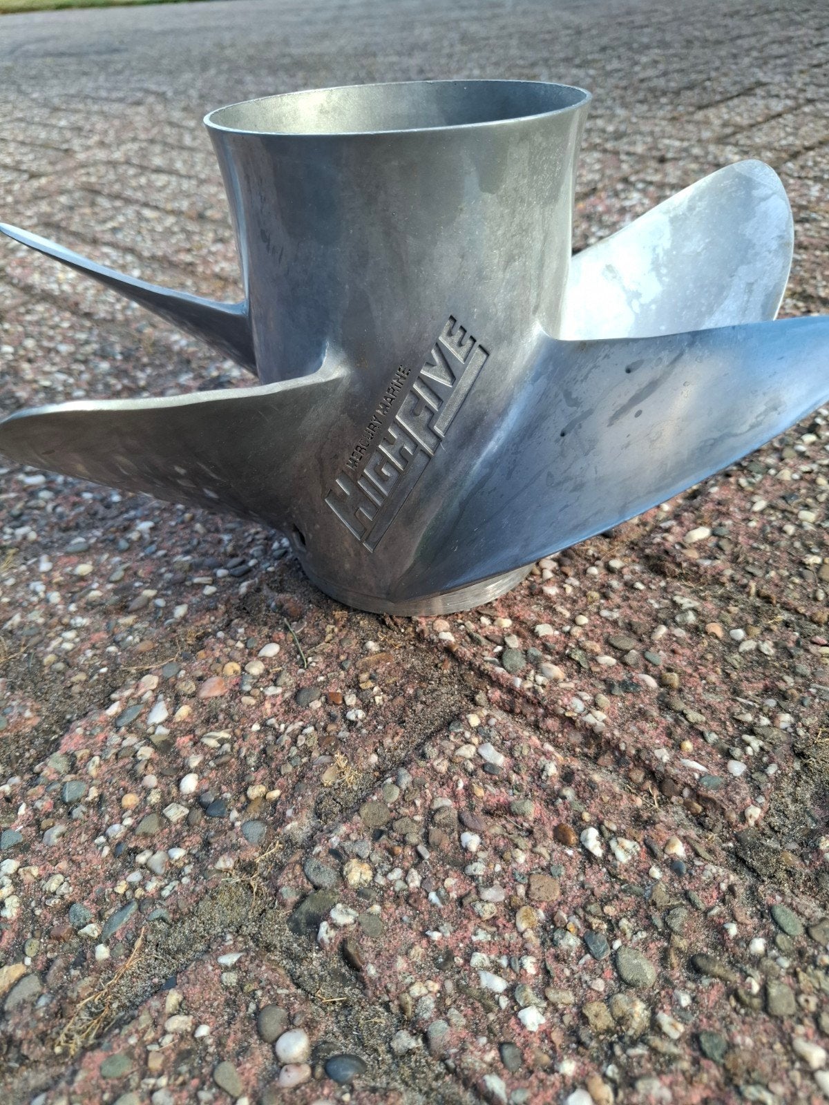 Mercruiser Mercury highfive propeller, Watersport en Boten, Ophalen, Zo goed als nieuw, Motor en Techniek
