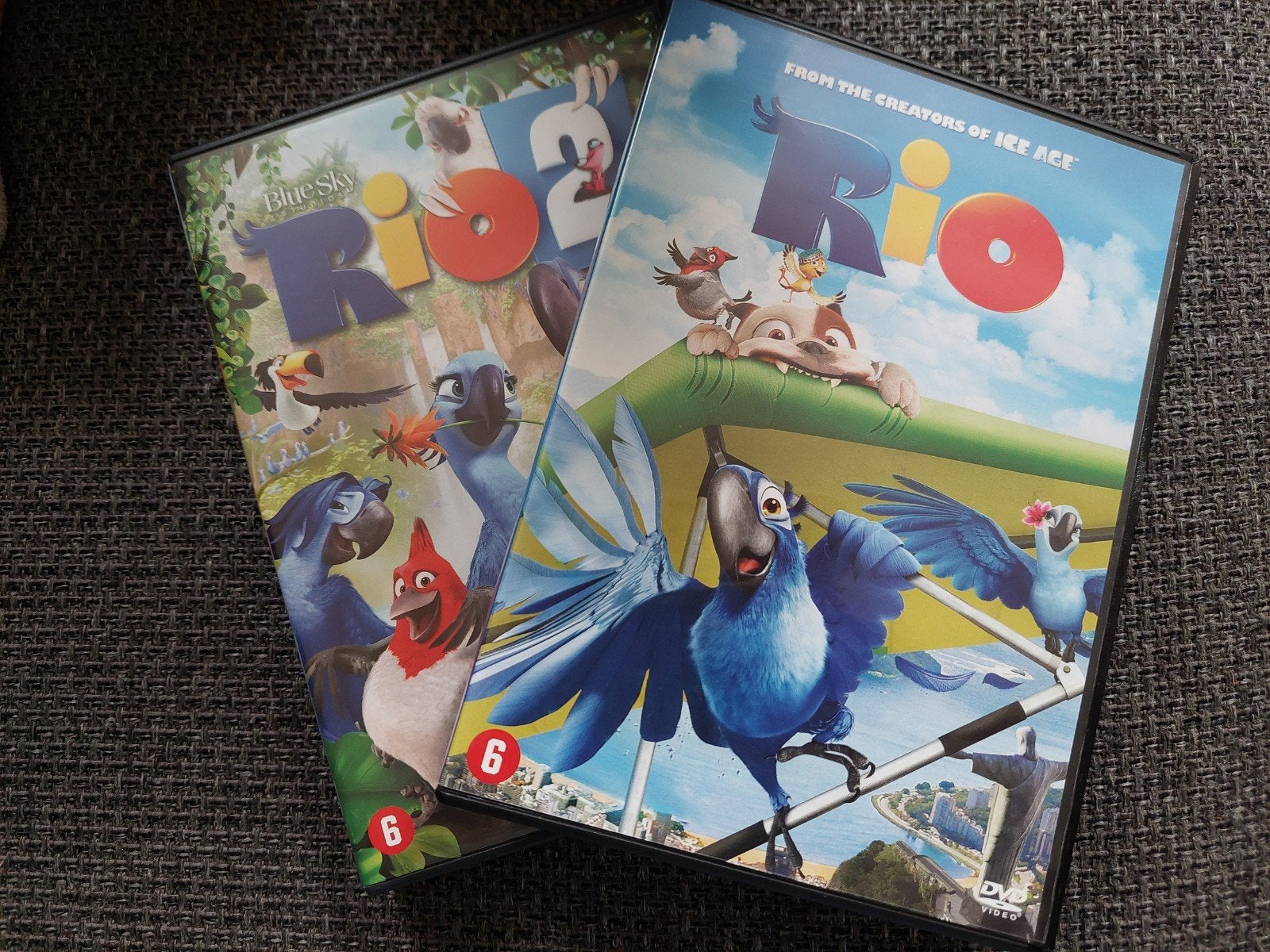 Rio & Rio 2 DVD Boxset - Animatie Avontuur Familie, Animatie, Verzamelbox, Nederlands, Ophalen of Verzenden