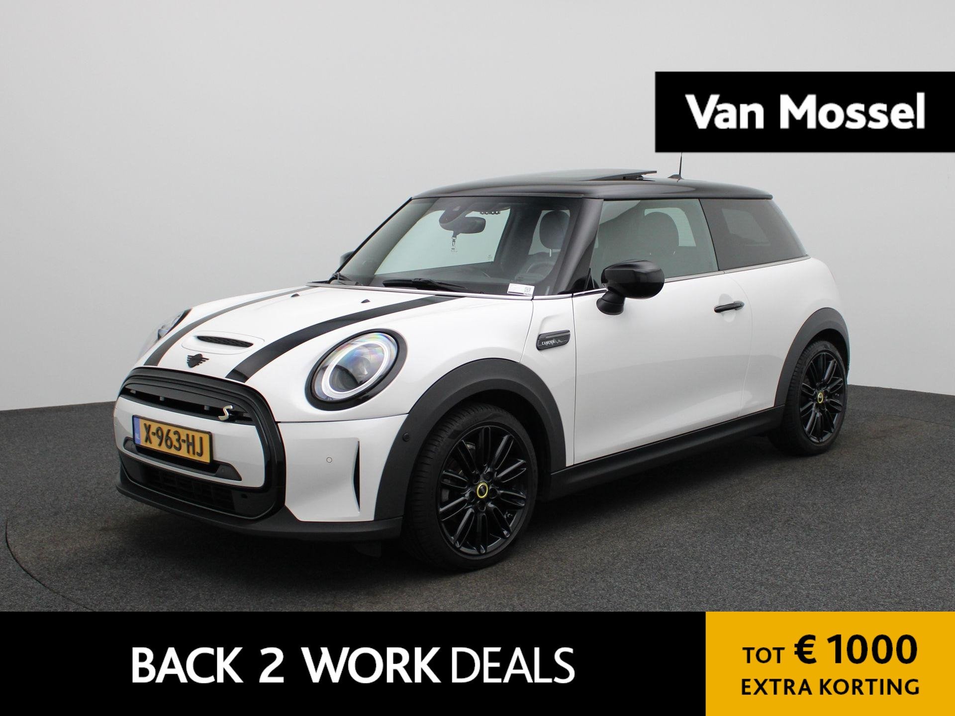 MINI Electric Camden Edition 33 kWh | SOH 100% | PANORAMADAK, Auto's, 12 maanden, 4 stoelen, 184 pk, Te koop