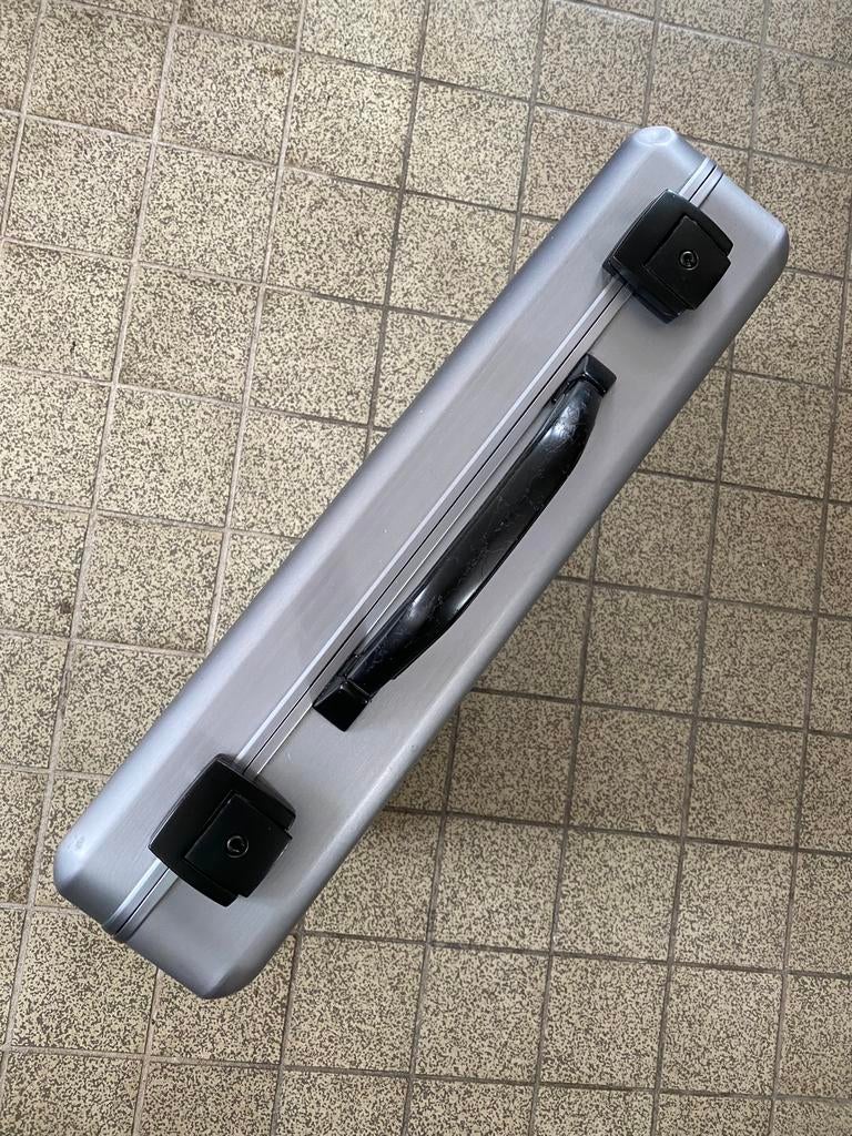 Aluminium Hama actekoffer , jaren 80, Sieraden, Tassen en Uiterlijk, Koffers, Onbekend, Slot, Minder dan 50 cm, Ophalen of Verzenden