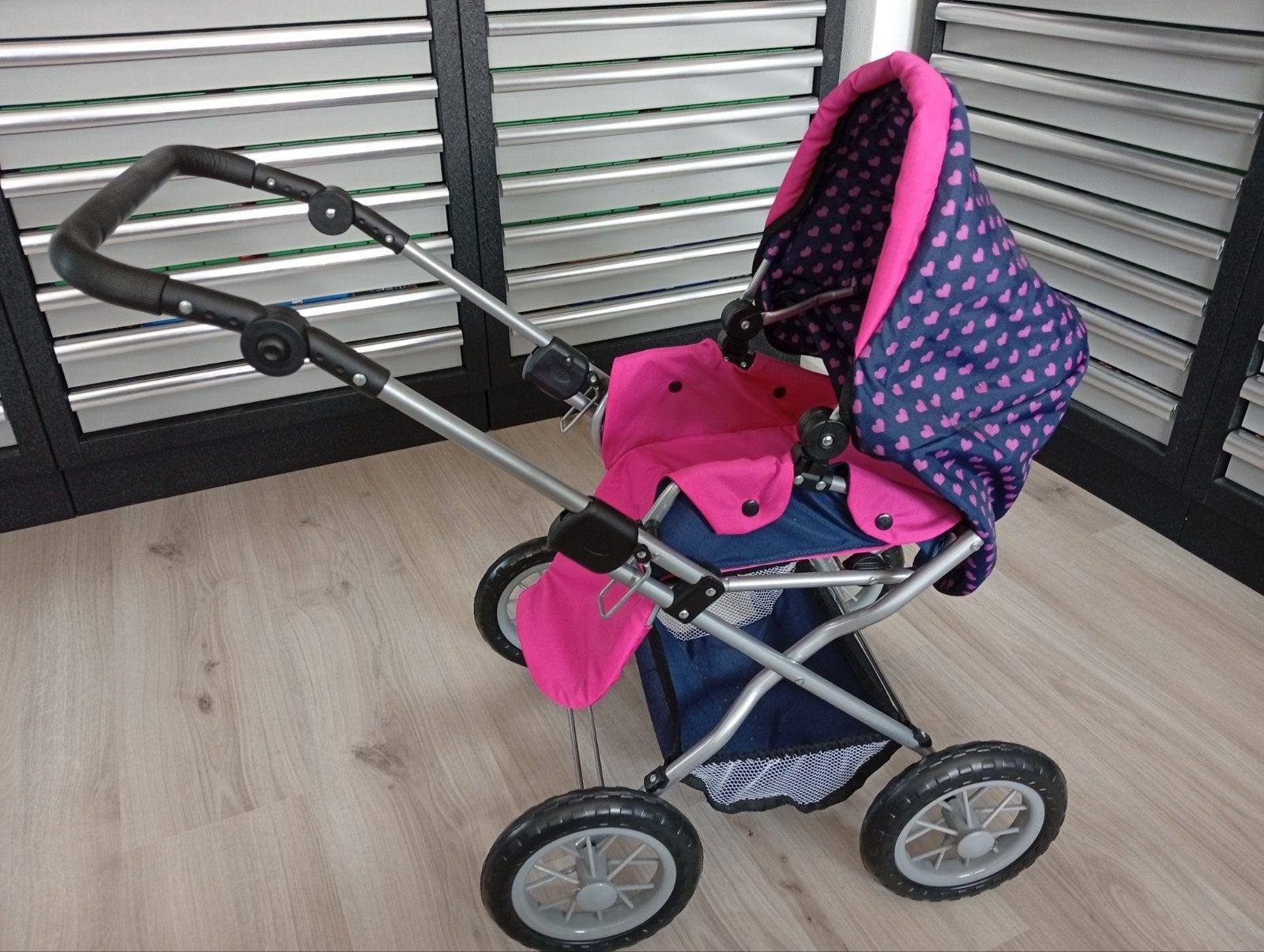 poppenwagen, Kinderen en Baby's, Speelgoed | Poppen, Ophalen, Zo goed als nieuw, Babypop