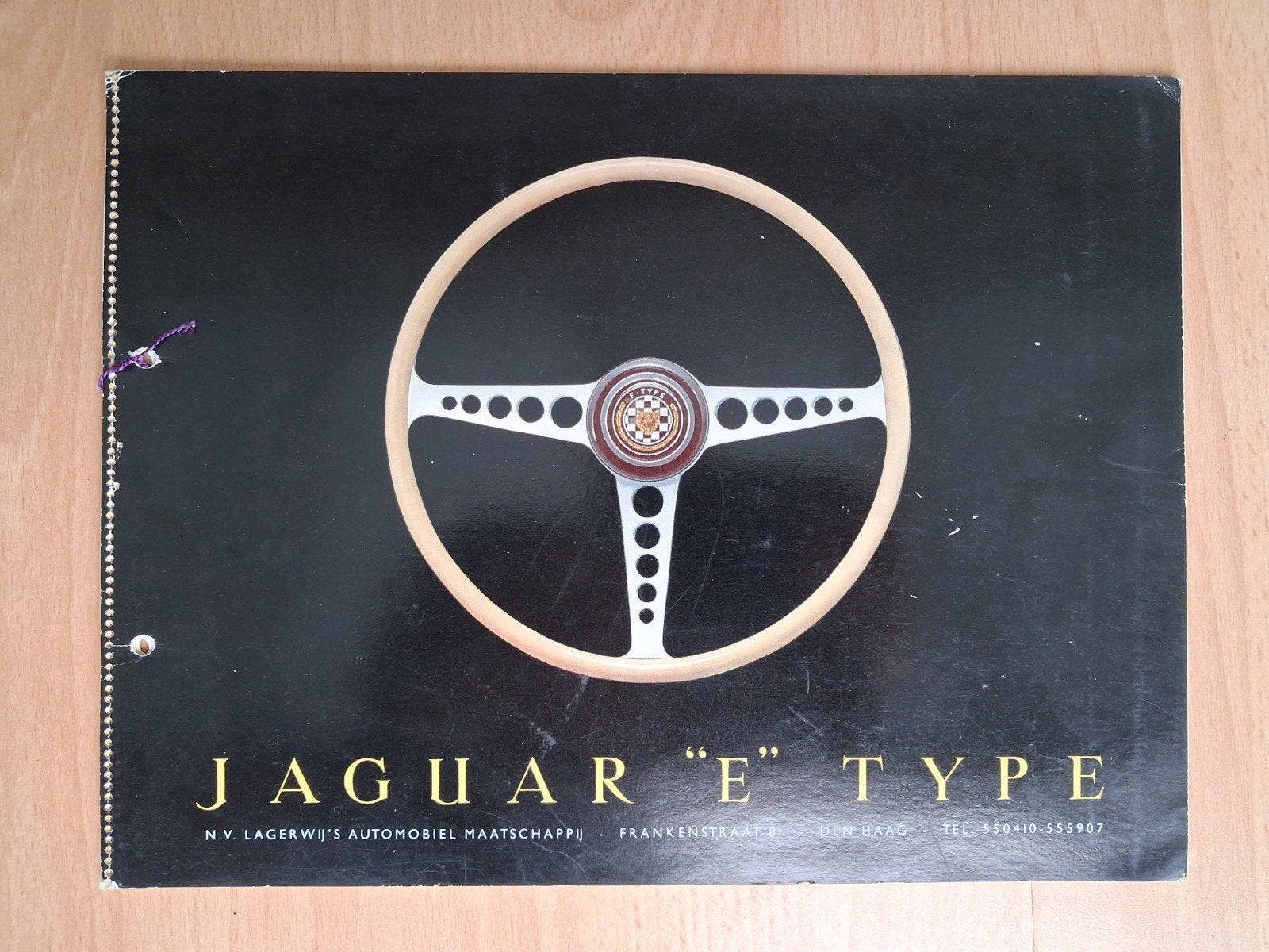 Jaguar E Type brochure, Ophalen of Verzenden, Gelezen, Overige merken