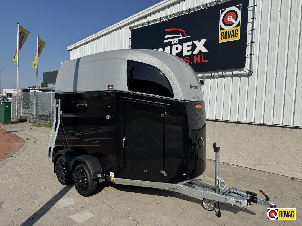 Bij Impex 4x Bockmann Comfort 2-paards poly alu bodem zadelk, Nieuw, Polyester, 2-paards trailer