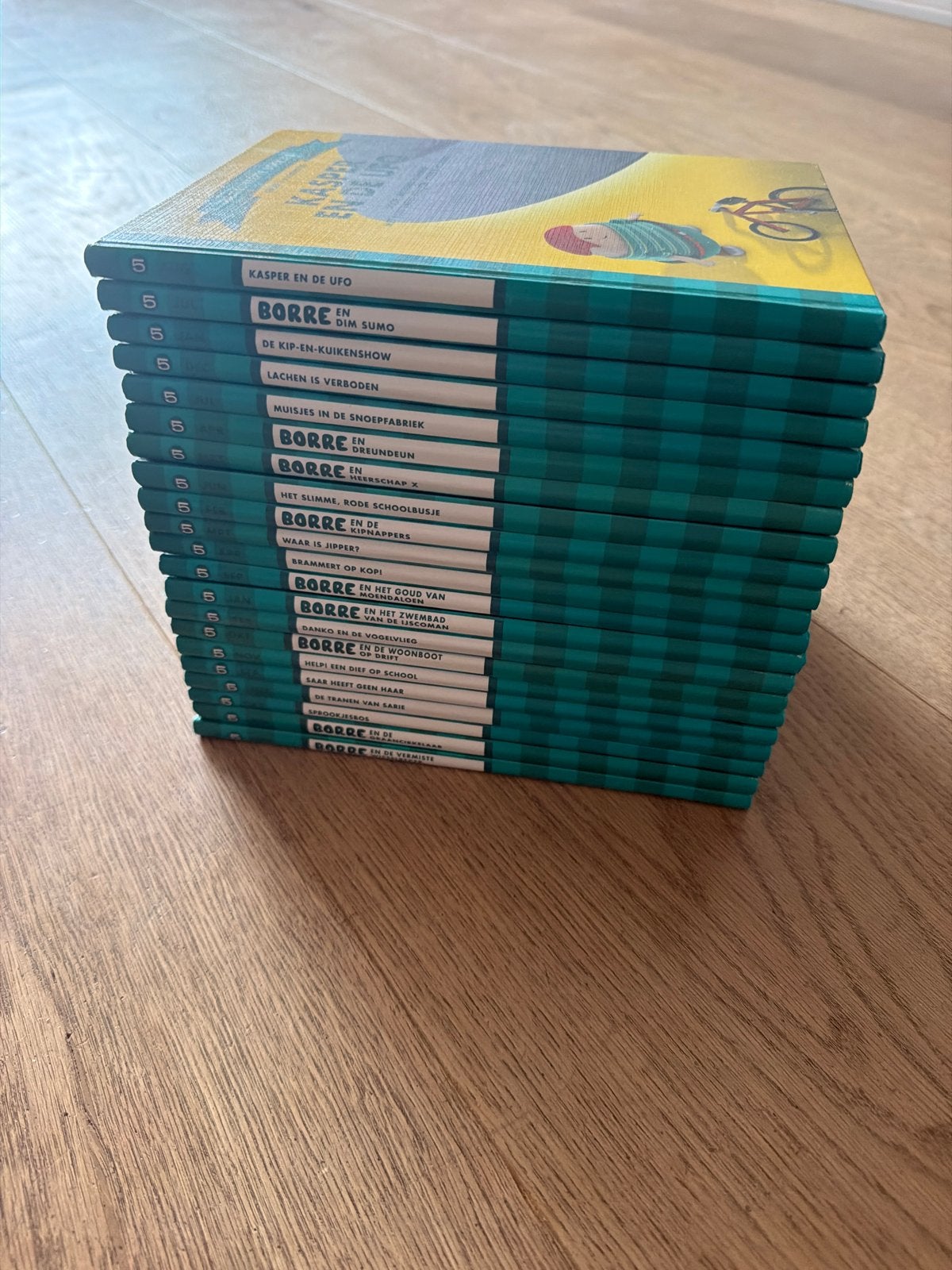 21 Borre Boekjes Groep 5 - Complete Set in Doos, Verzenden, Gelezen, Fictie algemeen