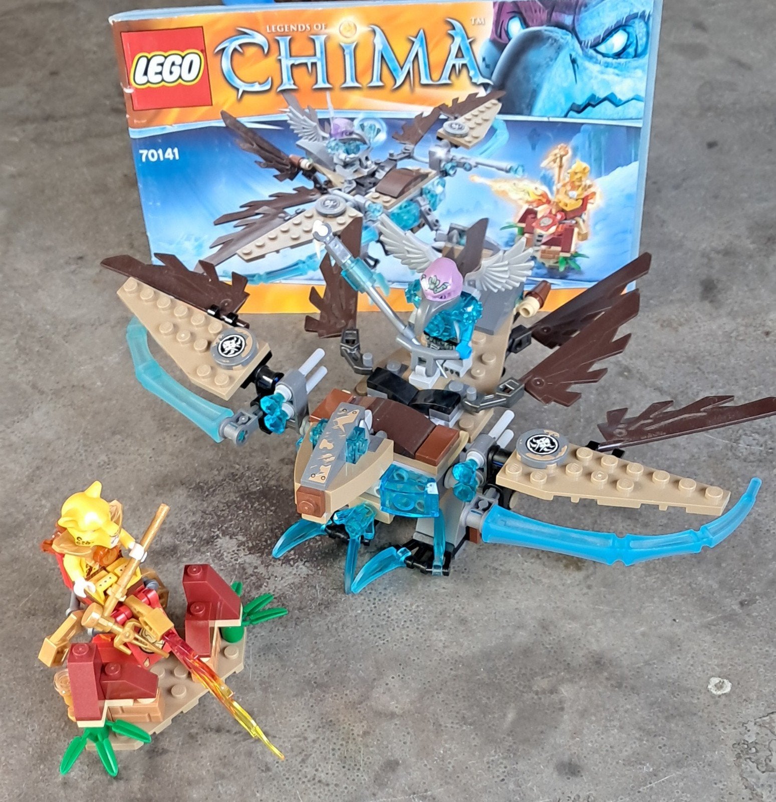 Lego Chima 70141 Vultrix' Vliegende Veerboot, Gebruikt, Lego, Ophalen of Verzenden, Inclusief instructies