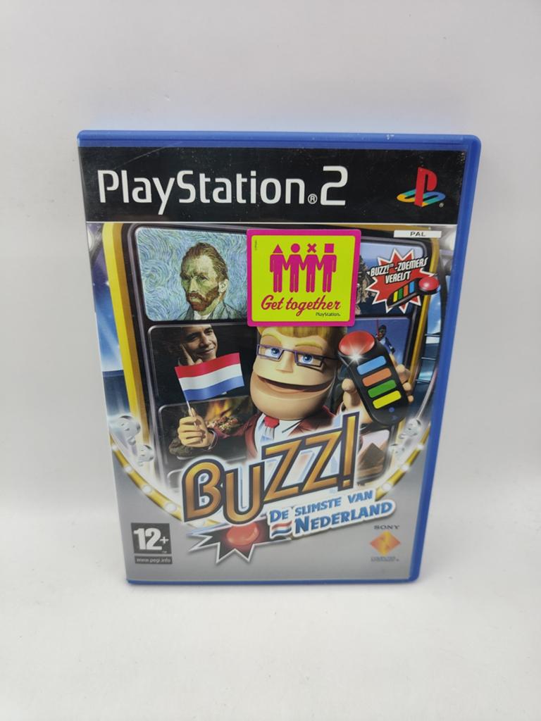 Buzz! De Slimste van Nederland PS2, Spelcomputers en Games, Gebruikt, Eén computer, Ophalen of Verzenden, 3 spelers of meer