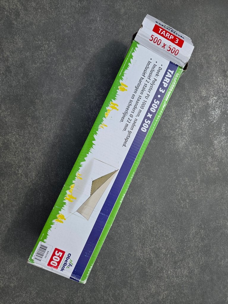 Tarp 5,00x5,00 meter, Ophalen, Nieuw