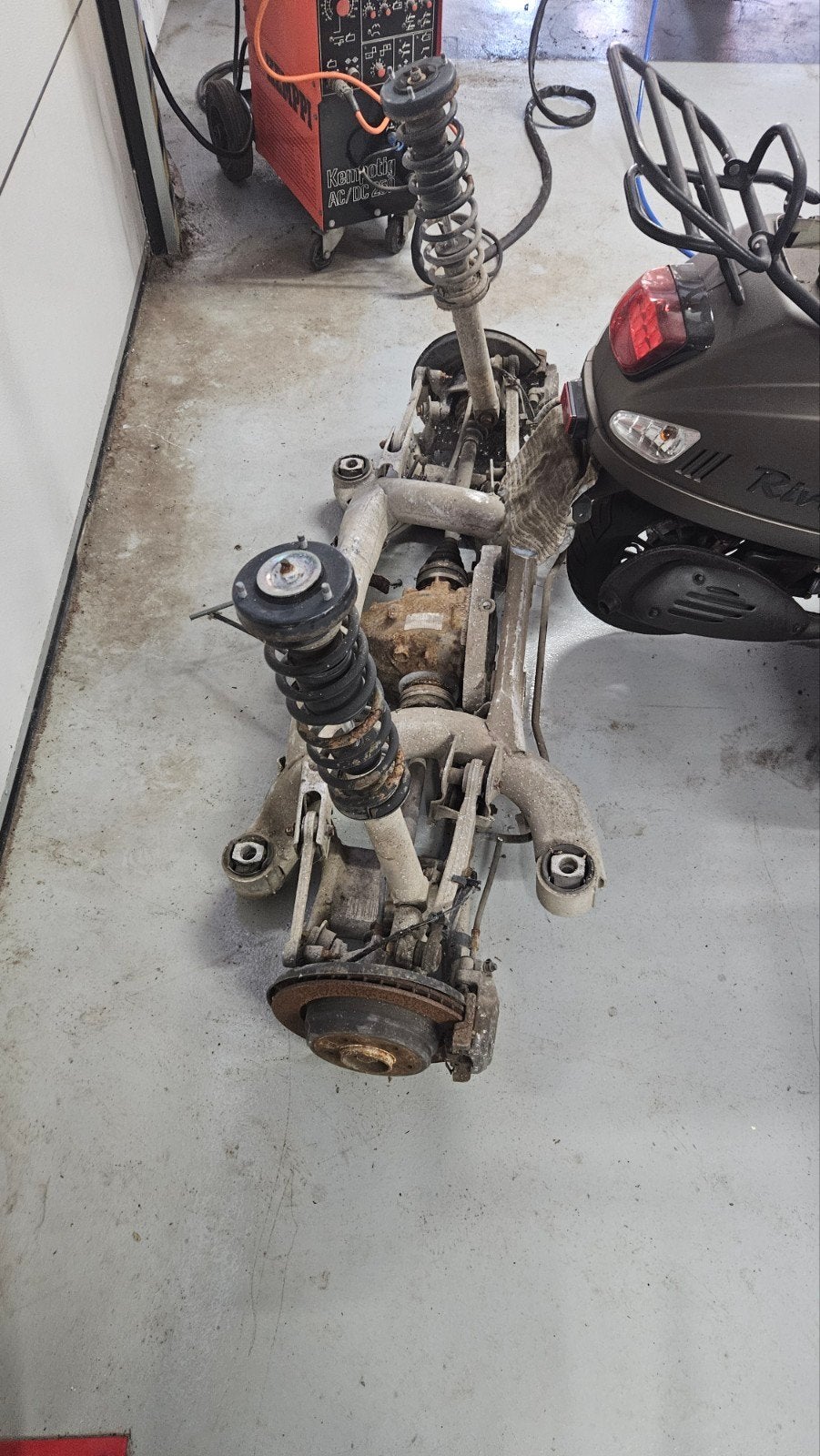 BMW E39 Achteras Compleet met Differentieel 2.93, Ophalen, BMW