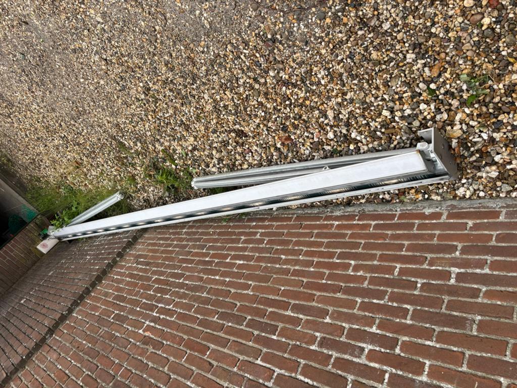 Knikscherm, Tuin en Terras, Zonneschermen, Ophalen