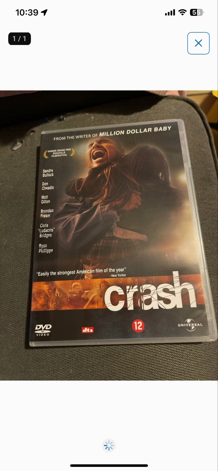 Crash DVD - Oscarwinnend drama met topcast, Gebruikt, Waargebeurd drama, Ophalen of Verzenden, Vanaf 12 jaar