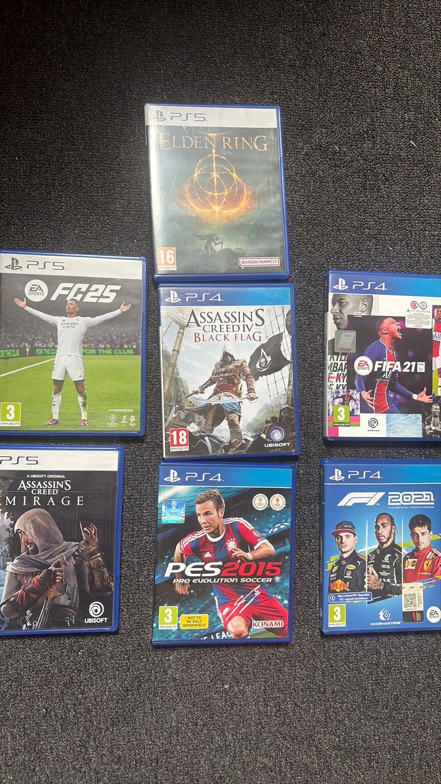 Ps5/4 games, Ophalen, Gebruikt