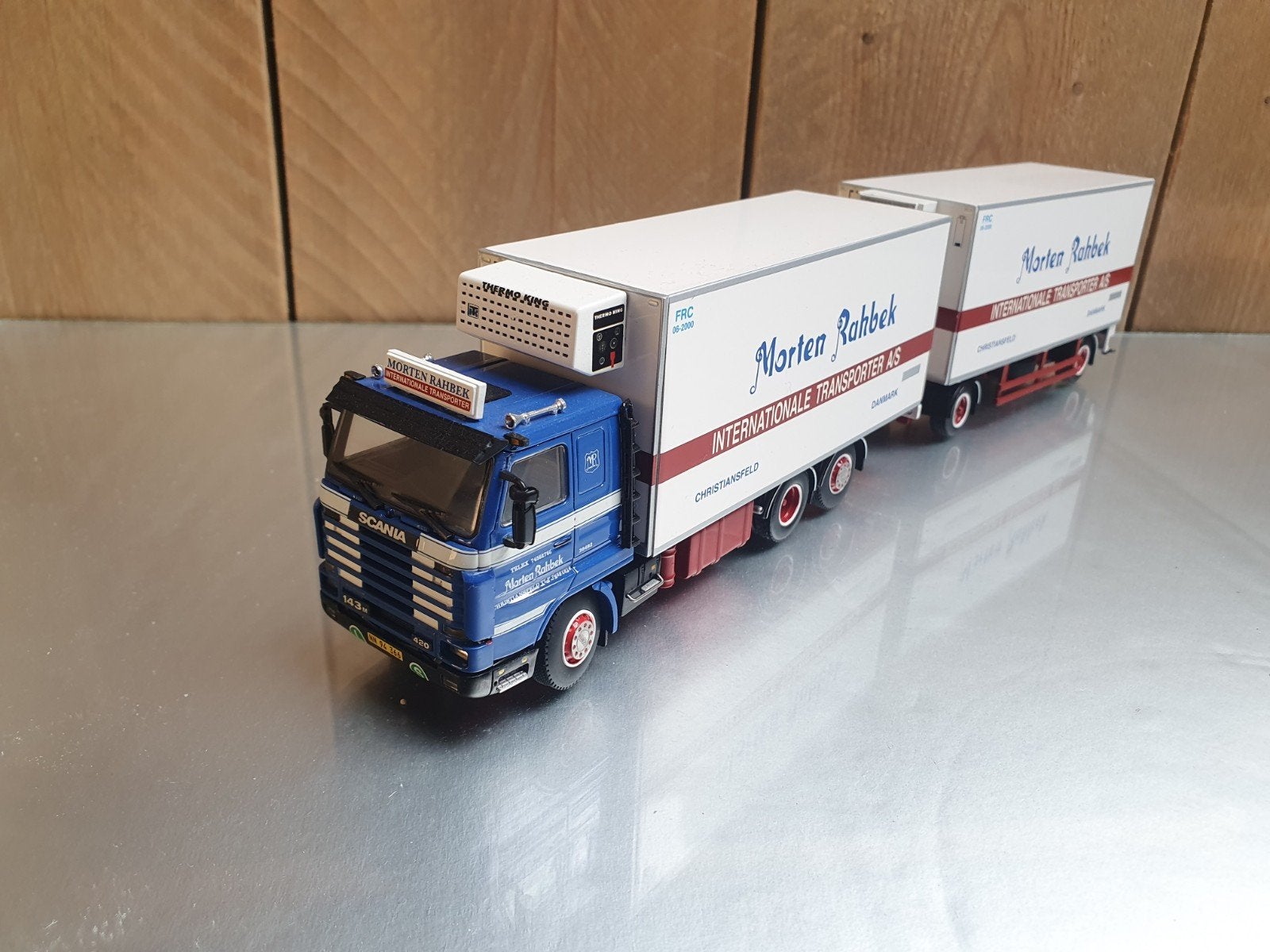 WSI Scania 143 combi Morten Rahbek, Ophalen of Verzenden
