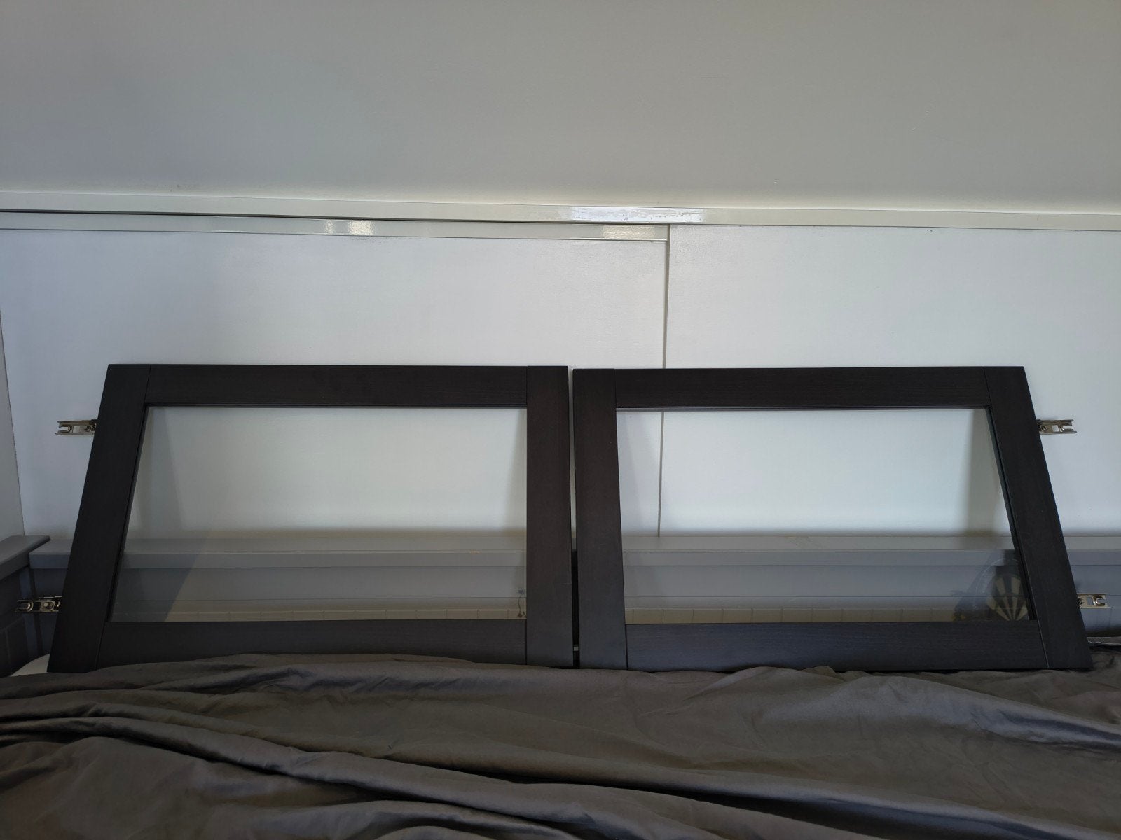 2x BESTA paneeldeurtje met glas, 60x40 cm, Ophalen, Gebruikt