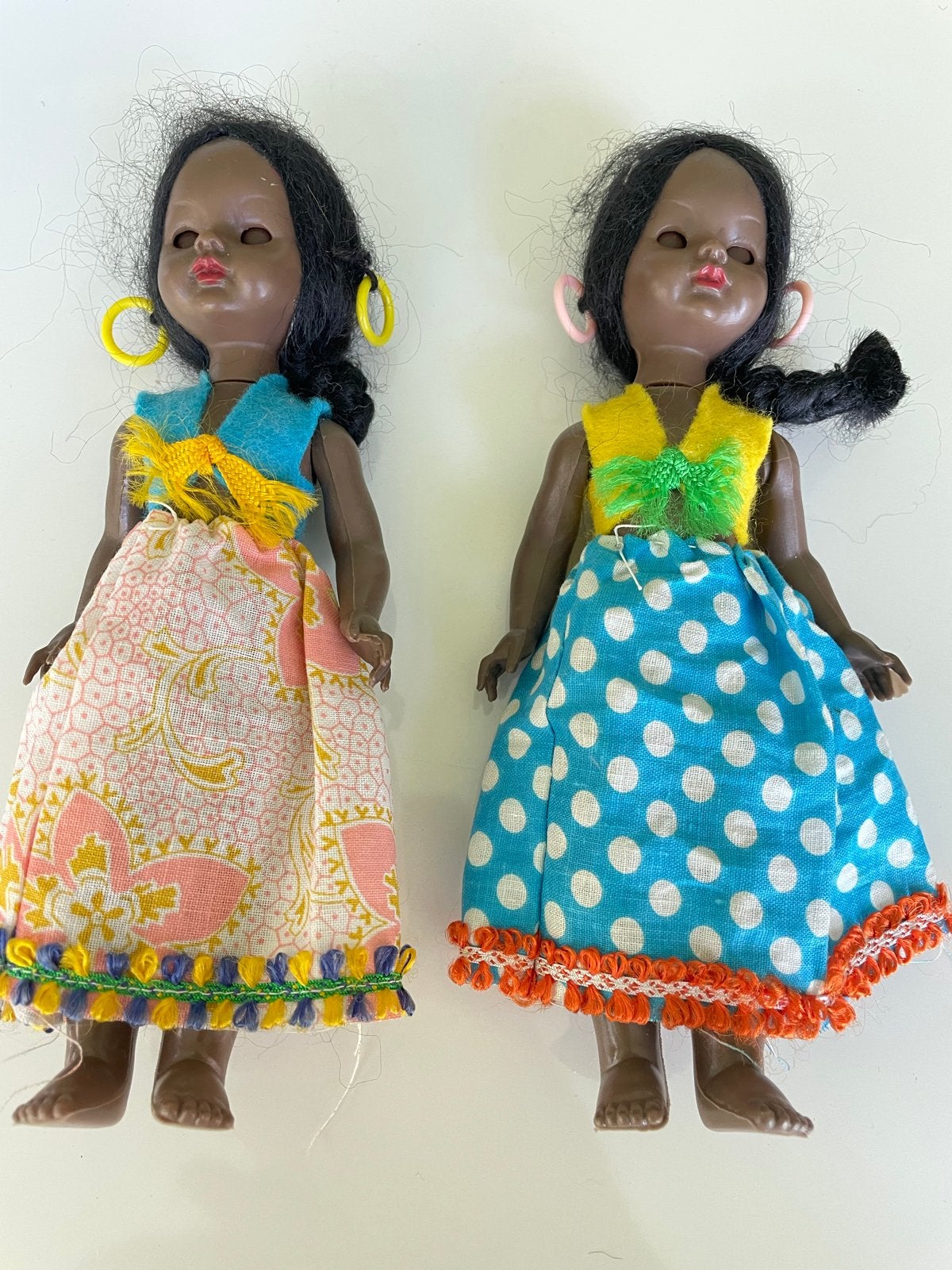 Vintage Popjes met Bewegende Delen en Indiaan Figuur, Verzamelen, Ophalen of Verzenden, Gebruikt, Pop