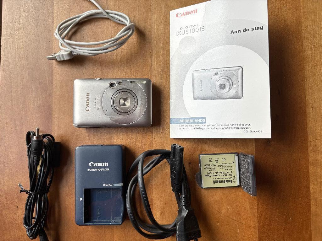 digitale camera Canon IXUS 100 IS, Audio, Tv en Foto, Fotocamera's Digitaal, Zo goed als nieuw, Compact, Canon, 8 keer of meer