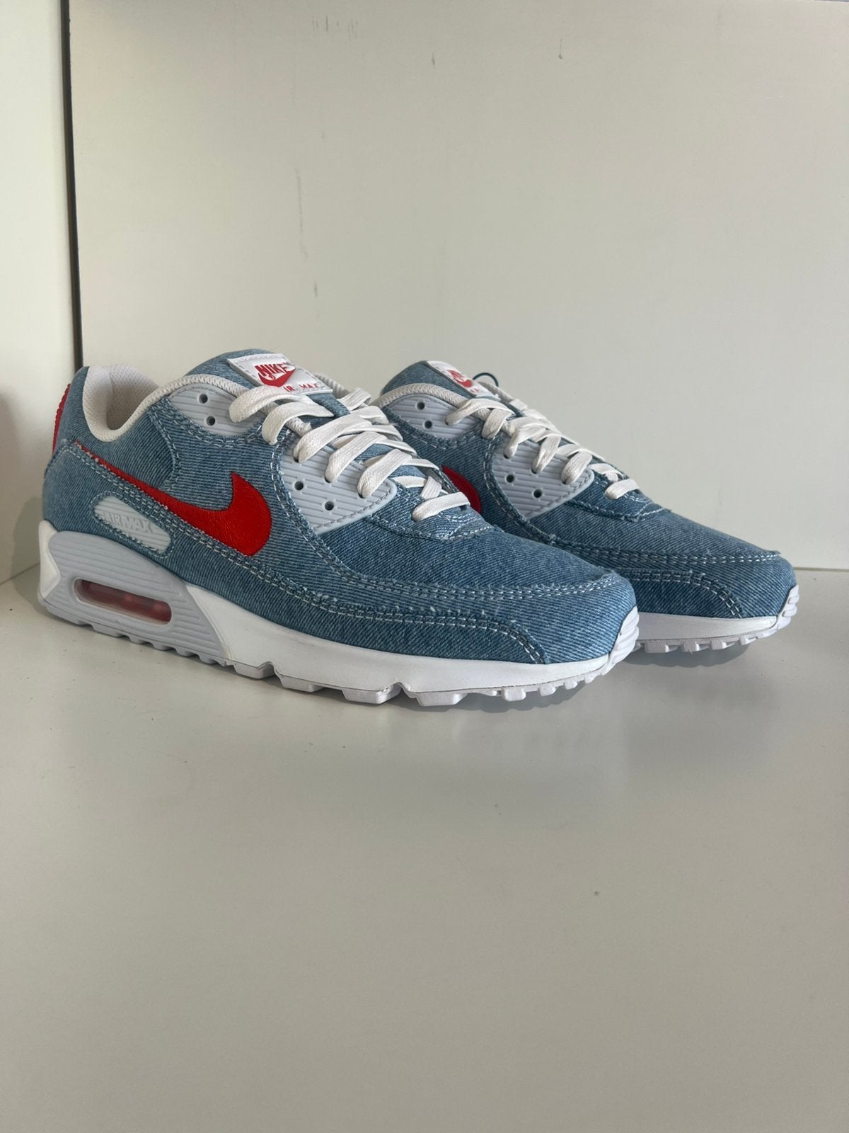 Nike Air Max 90 Denim Light Wash, Blauw, ., Nieuw, Ophalen of Verzenden