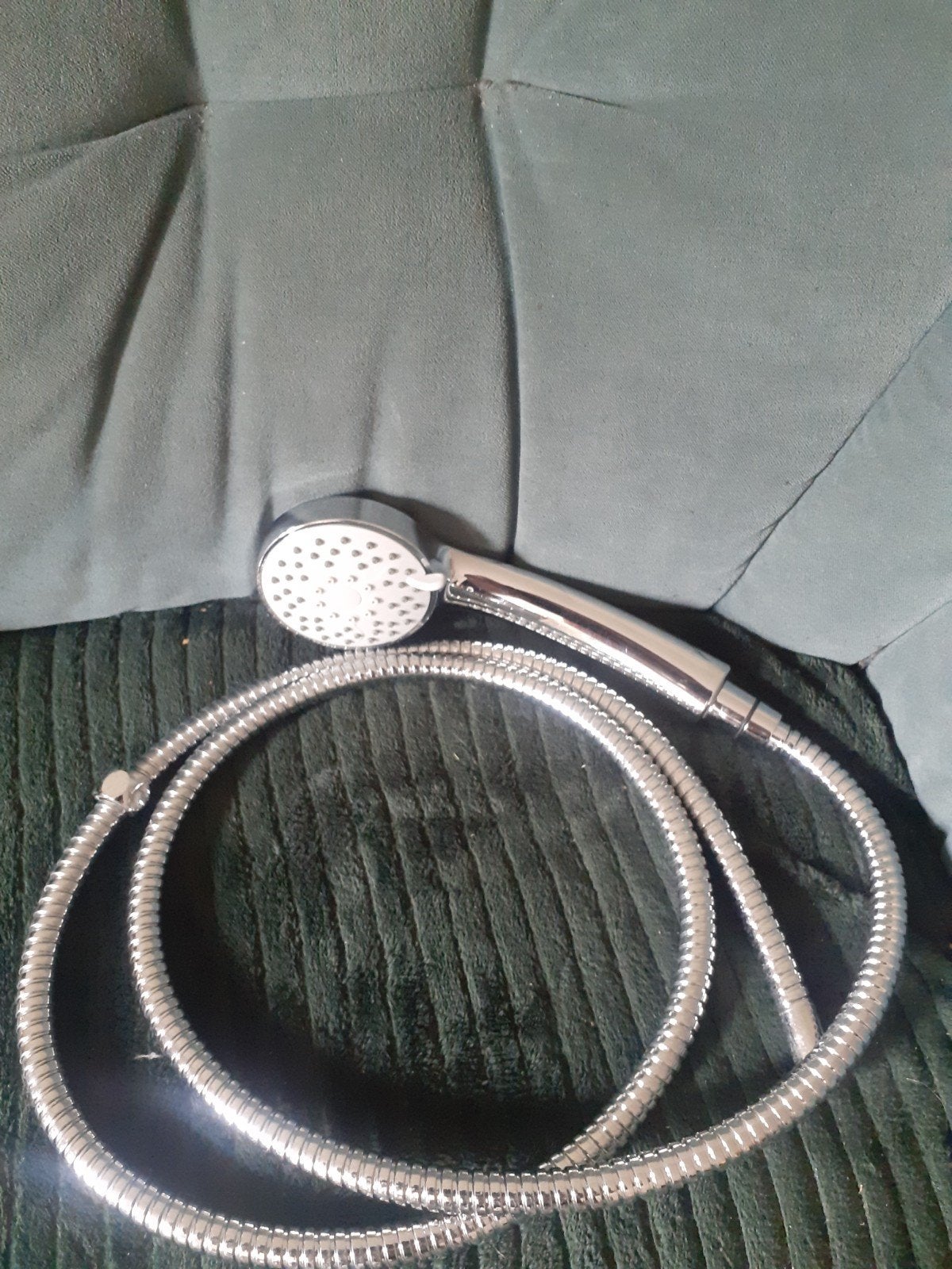 douche slang en kop, Ophalen, Wit
