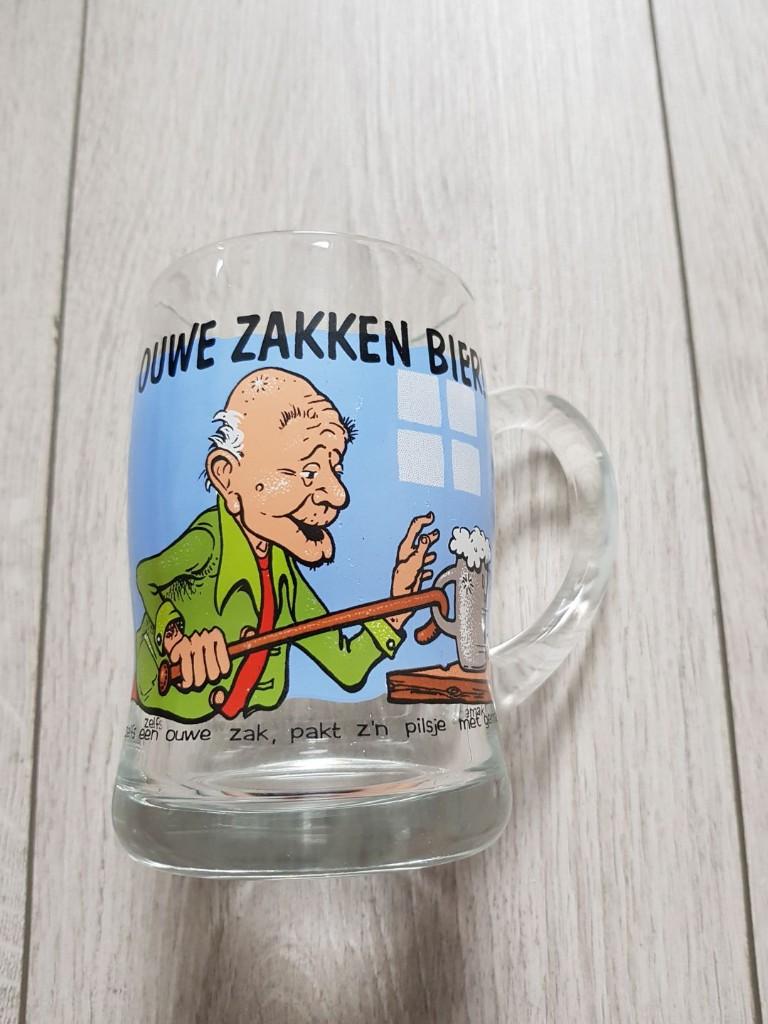 Grote en dikke glazen mok, Glas of Glazen, Nieuw, Ophalen of Verzenden, Glas