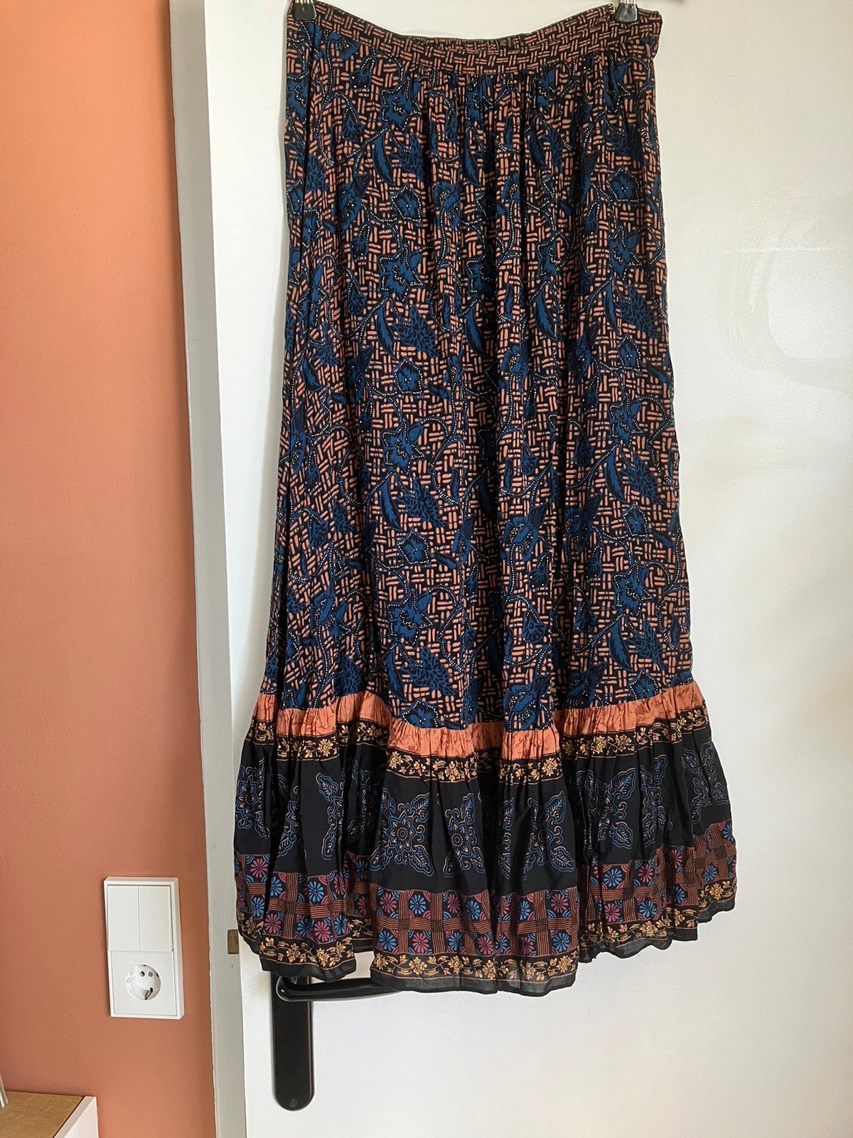 Drie kwart of lange rok prachtuge warme kleuren paisley XS/S, Ophalen of Verzenden, Zo goed als nieuw, Maat 34 (XS) of kleiner