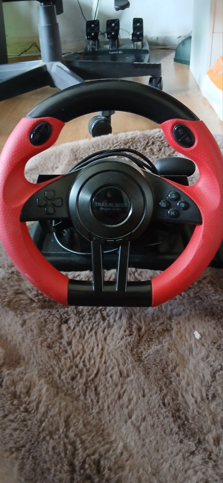 game stuur, Racestuur, Gebruikt, Thrustmaster, PlayStation