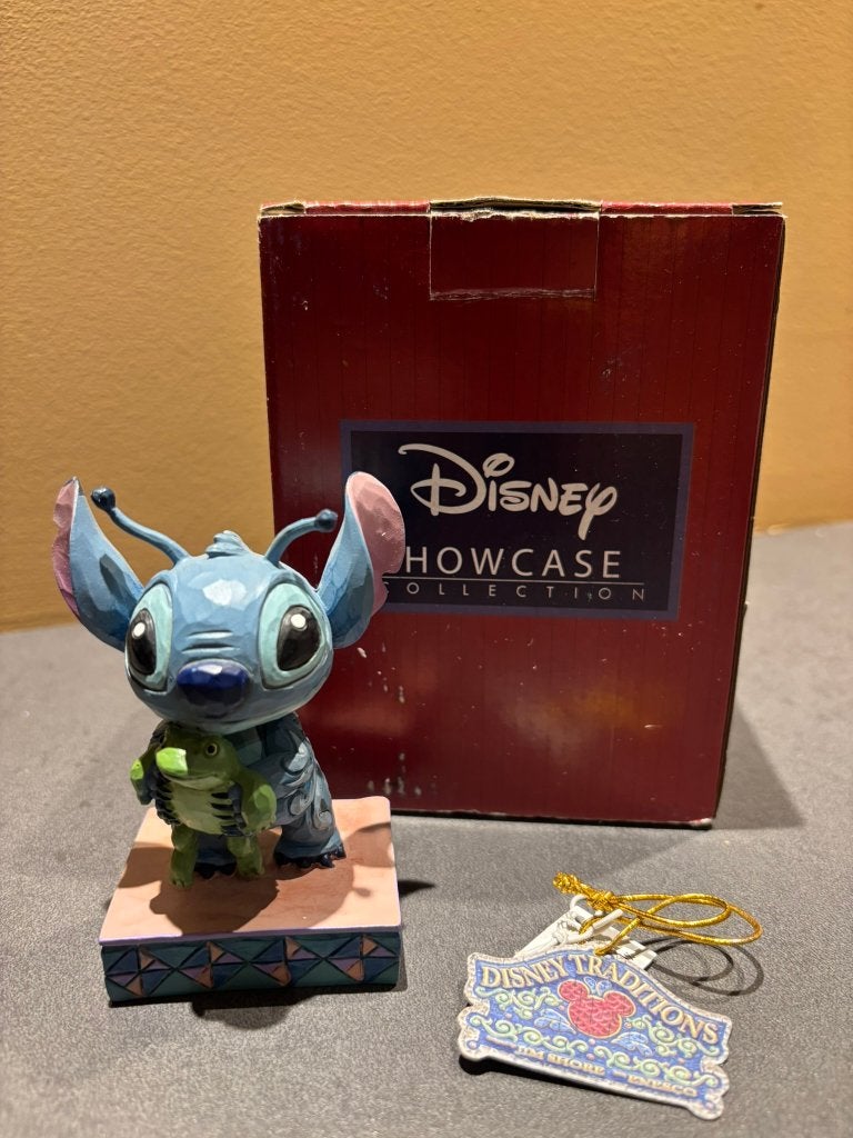 Disney Traditions beeld - Stitch "Strange Life-forms", Ophalen of Verzenden, Overige figuren, Zo goed als nieuw, Beeldje of Figuurtje