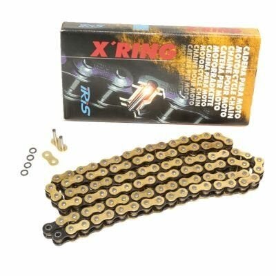 IRIS XRG X-ring ketting Goud 525, 124 schakels € 31,60, Motoren, Ophalen of Verzenden, Nieuw