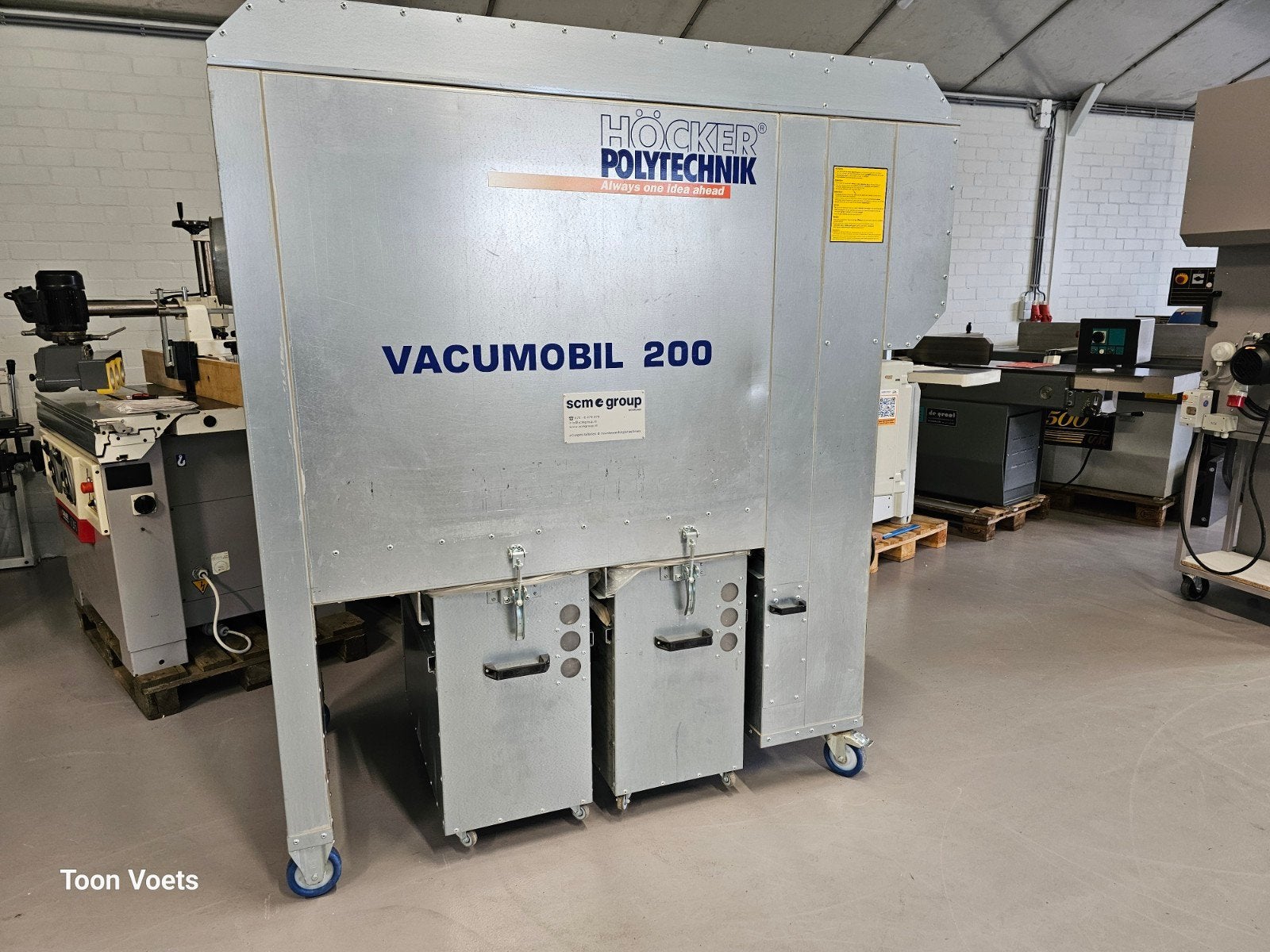 Afzuiging  / afzuiger Hocker polytechnik Type Vacumobil 200, Ophalen, Zo goed als nieuw