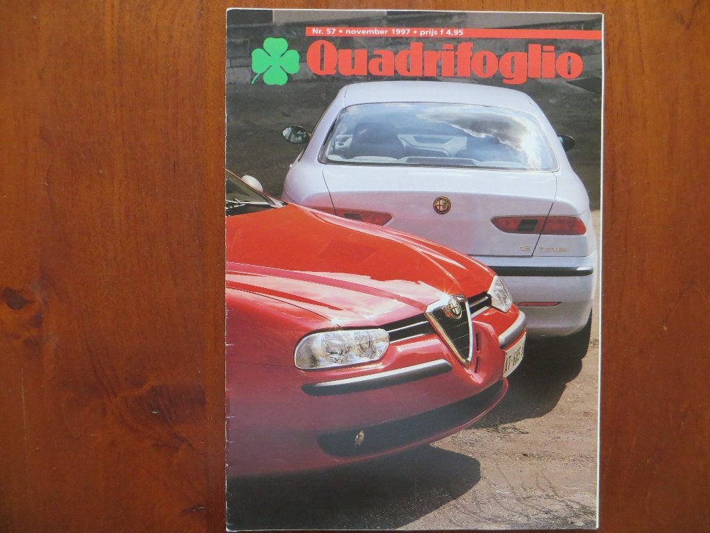 Alfa Romeo Quadrifoglio 57 (nov 1997) GTV, 156, Alfa-motoren, Ophalen of Verzenden, Nieuw, Alfa Romeo