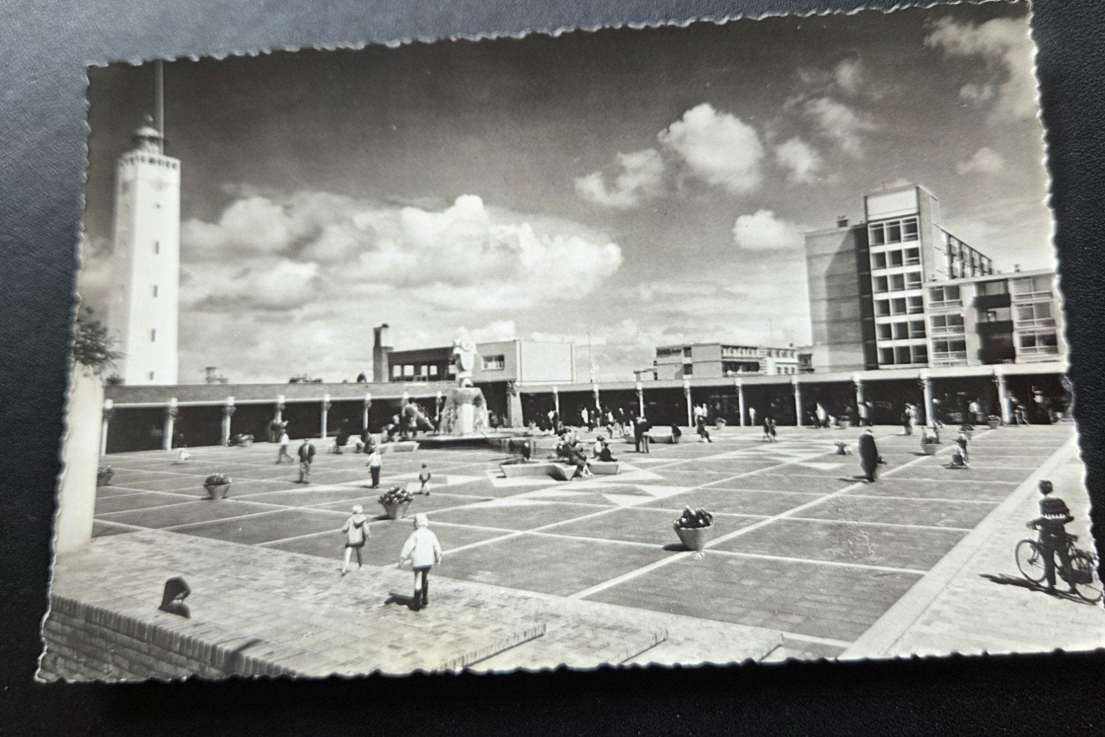 Vuurtorenplein in Noordwijk aan Zee, Verzenden, 1940 tot 1960, Ongelopen, Zuid-Holland