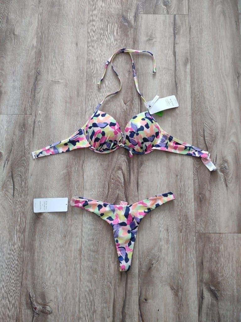 Prachtige nieuwe roze gekleurde Hunkemöller bikini, 75C-S., Onb, Nieuw, Ophalen of Verzenden, Onb