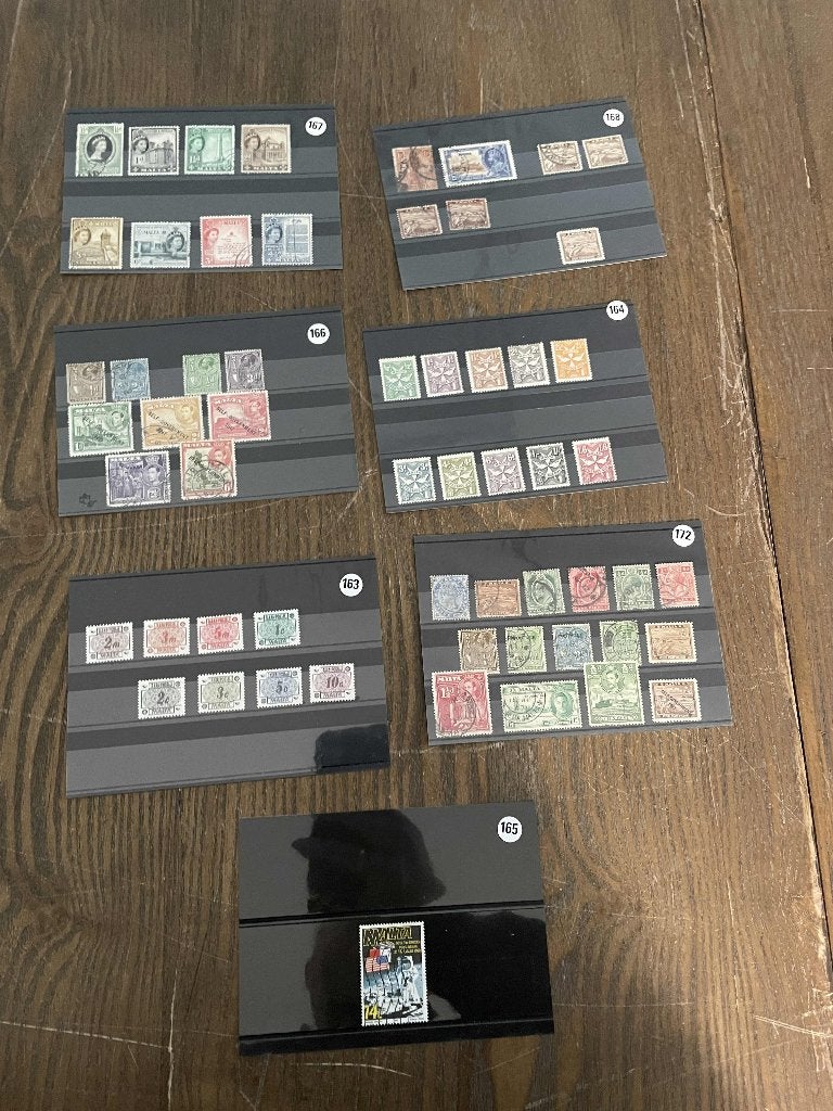 oude postzegels Malta 7 kaarten, Verzenden