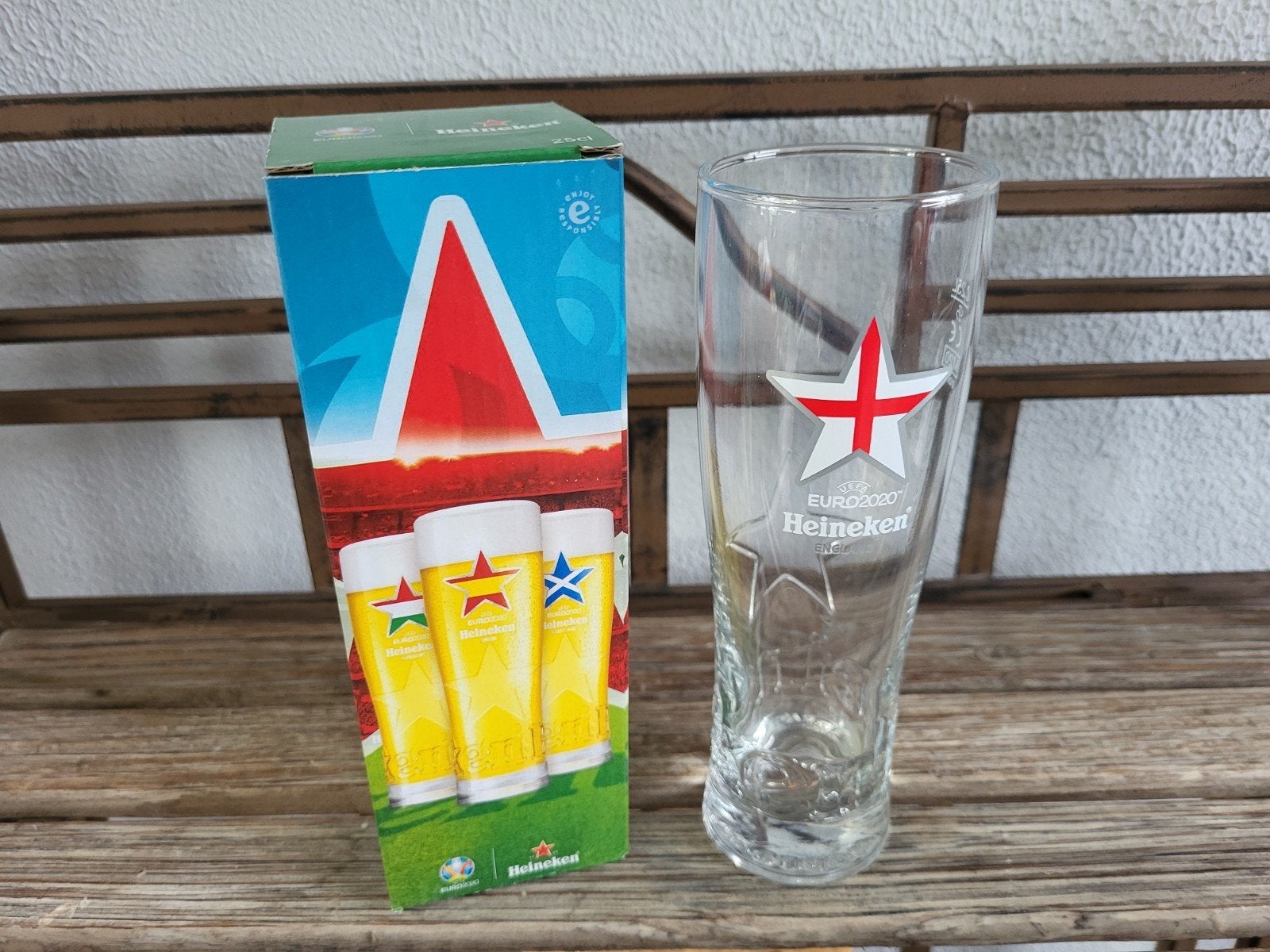 Heineken EURO2020 Engeland Bierglas, Ophalen, Nieuw, Bierglas