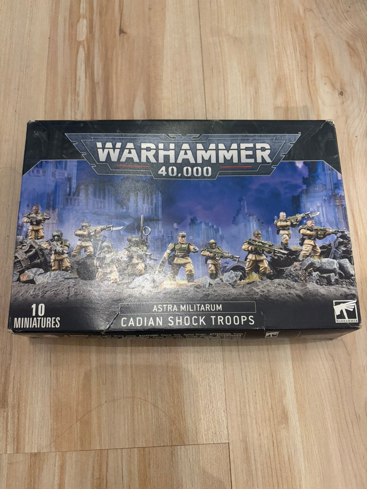 Warhammer 40k astra militarum cadian shock troops doos, Ophalen of Verzenden, Nieuw, Warhammer 40000, Figuurtje(s)