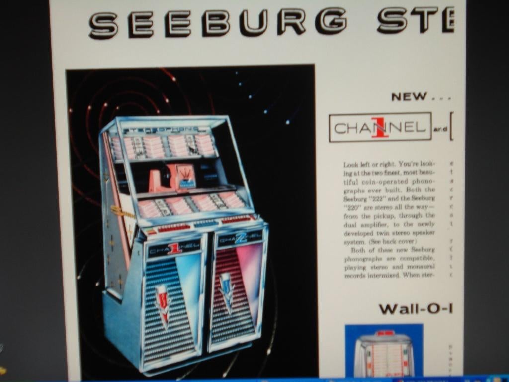 Jukebox Seeburg 220 222 101 161 201   Manual op Cd, Ophalen of Verzenden, Nieuw, 1950 tot 1960, Seeburg