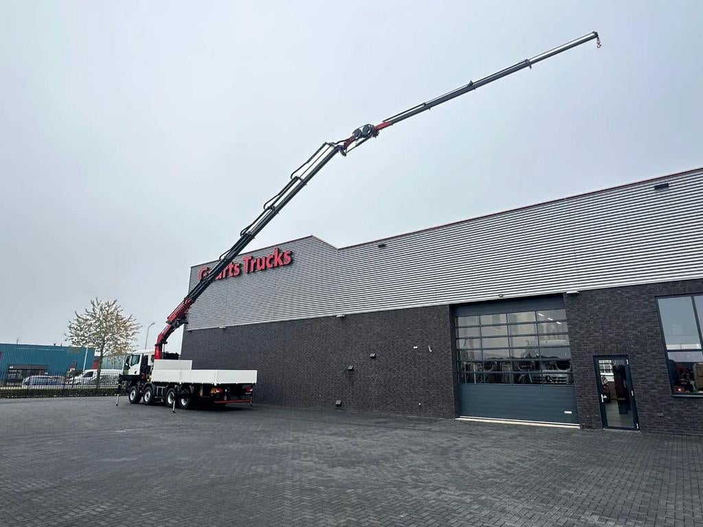 MAN TGS 35.470 8X4 HMF 4020-K6 + FJ 600 K4 KRAAN/KRAN/CRANE/, Auto's, Vrachtwagens, Automaat, Euro 6, MAN, Wit