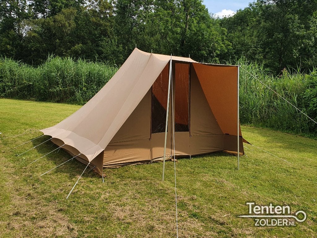 esvo huron vastkuip tent, Caravans en Kamperen, Tenten, Ophalen, Gebruikt, Tot en met 4