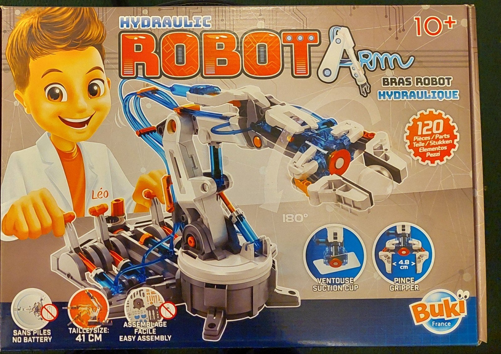 Hydraulische arm - bouwset Buki, Kinderen en Baby's, Speelgoed | Educatief en Creatief, Ophalen of Verzenden, Nieuw