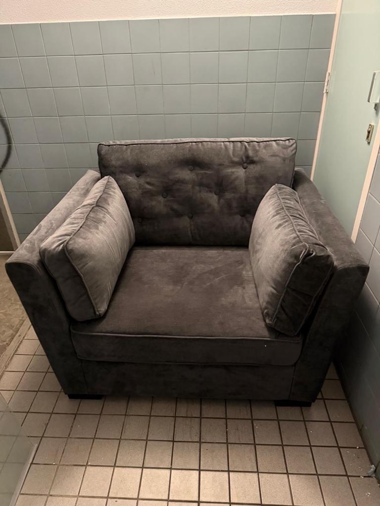 Gloednieuwe 1-persoons bank - Ongebruikt, Huis en Inrichting, Fauteuils, Ophalen, Nieuw, Stof, 75 tot 100 cm