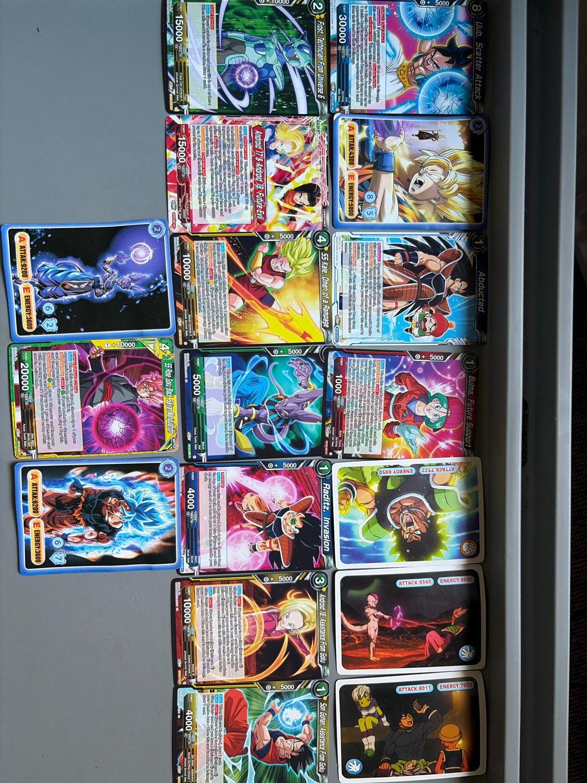 Dragon Ball Super Card Game Kaarten Collectie, Ophalen of Verzenden, Gebruikt, Meerdere kaarten