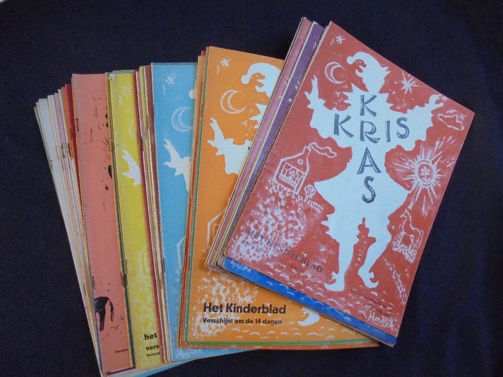 53 x Kris Kras Jeugdblad 1950's Dulieu, Fiep W, Hordijk etc., Boeken, Verzenden, Gelezen, Fictie
