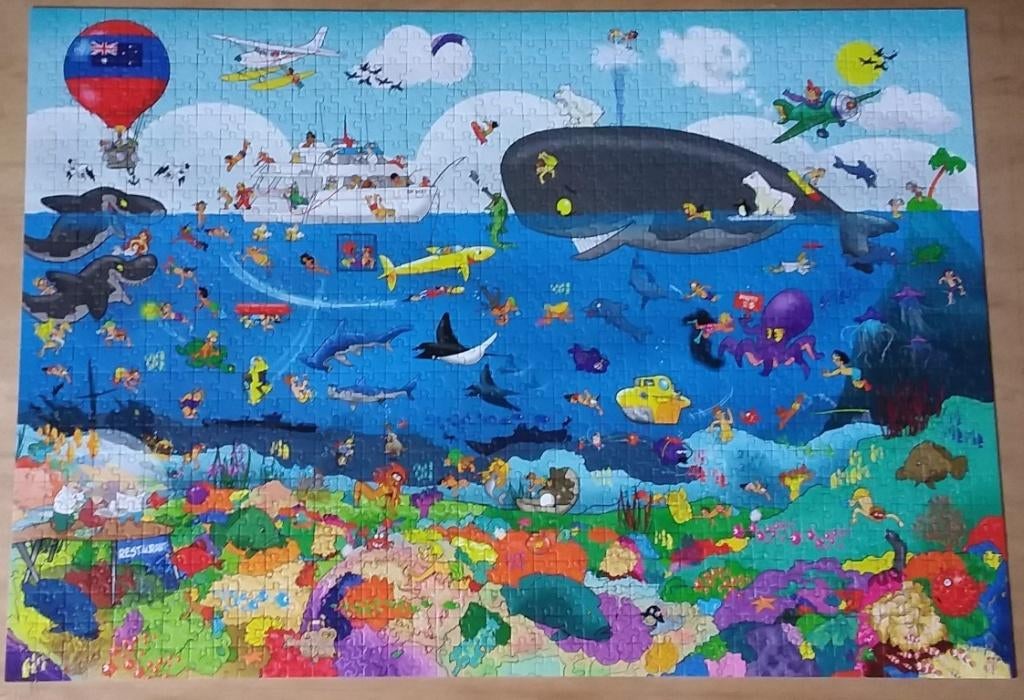 legpuzzels, Hobby en Vrije tijd, Ophalen of Verzenden, 500 t/m 1500 stukjes, Zo goed als nieuw, Legpuzzel