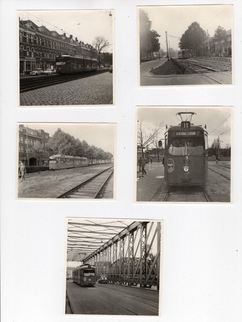 Rotterdam Tram RET Düwags 14, Verzenden, Gebruikt, Tram, Kaart of Prent