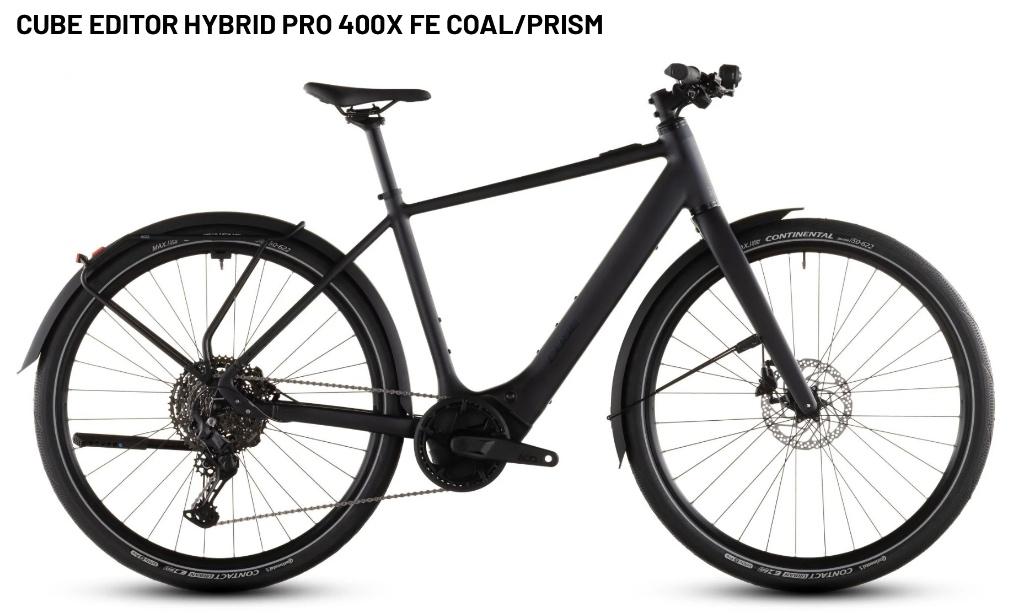 E-bike CUBE EDITOR HYBRID PRO 400X FE COAL/PRISM, Ophalen, Zo goed als nieuw, Cube, 59 cm of meer