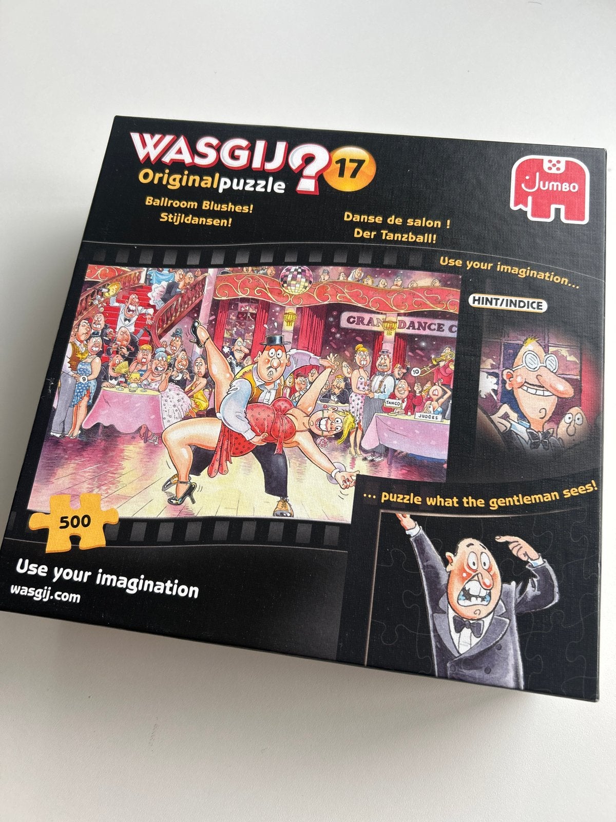 Wasgij Original 17 Ballroom Blushes Legpuzzel 500 stukjes, Ophalen, 500 t/m 1500 stukjes, Zo goed als nieuw, Legpuzzel
