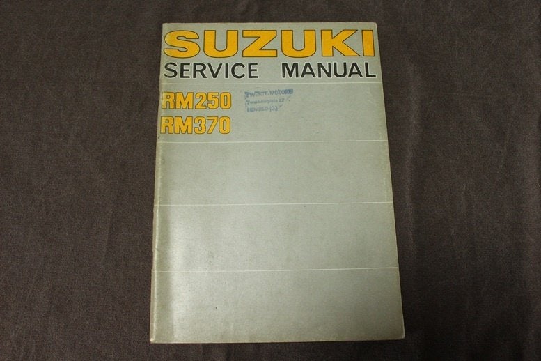 Suzuki RM250 RM370 1976 motorcycle service manual  RM 250, Ophalen of Verzenden, Suzuki