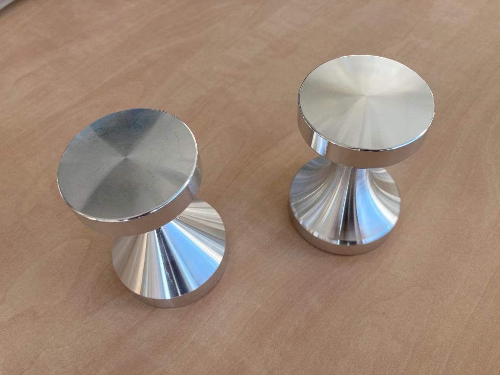 Licht convex tamper van Mazzer, Ophalen of Verzenden, Zo goed als nieuw, Mazzer, Barista-accessoire