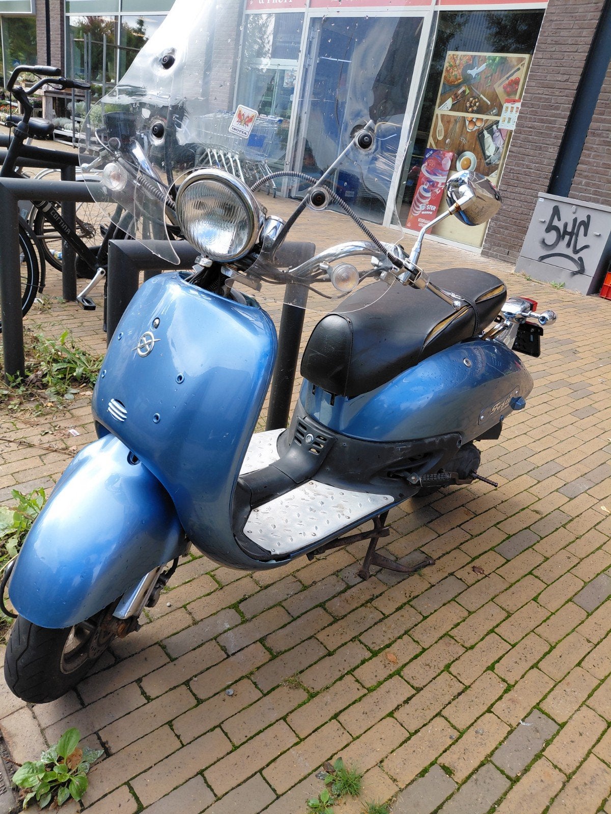 grande retro scooter opknapper, start en rijd wel., Ophalen, Gebruikt, Grande retro