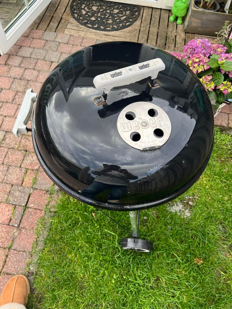 Original Weber Kettle barbecue. Houtskool. Doorsnede 47 cm., Ophalen, Gebruikt
