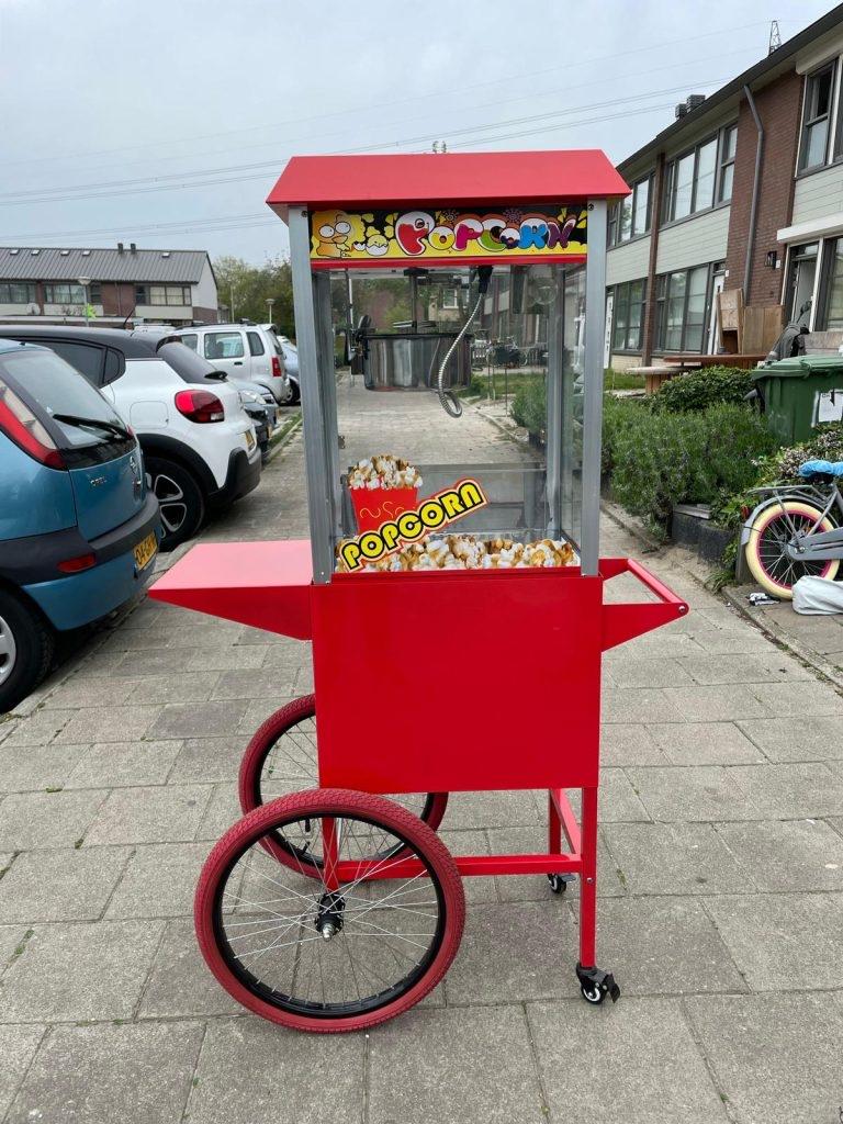 Popcornmachine te huur voor evenementen en feesten, Ophalen, Gebruikt