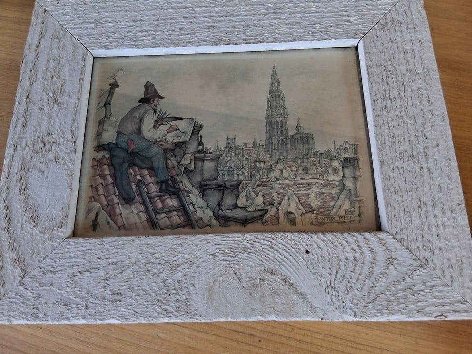 anton pieck lijsten met prenten, Antiek en Kunst, Ophalen